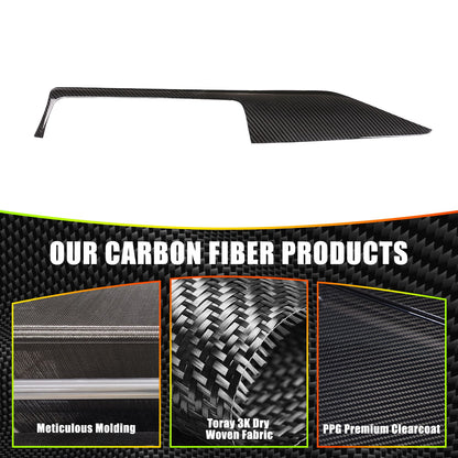 Real Carbon Fiber Central Console Dashboard Trim For BMW M3 M4 F80 F82 2014-2019 13