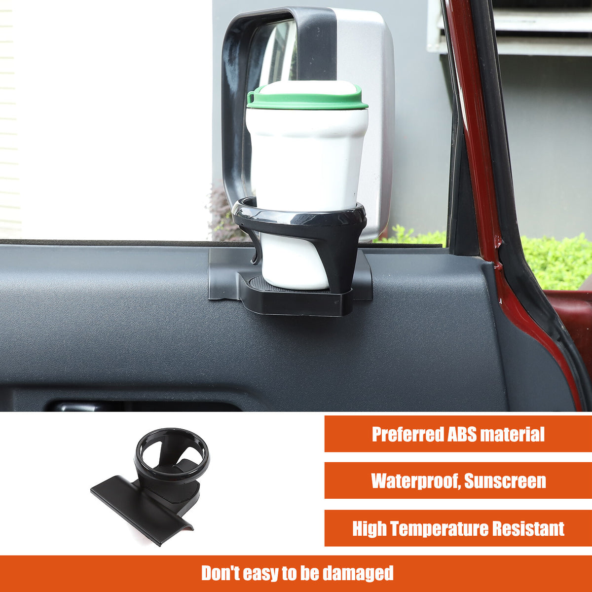 Door Window Right Cup Holder Drink Stand Holder For Toyota FJ Cruiser 2007-21 US 23