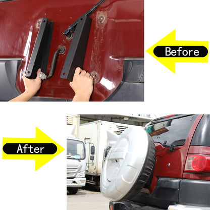 Spare Rear Tire Carrier Tailgate Brackets Mount BRACE For Toyota FJ Cruiser US 14