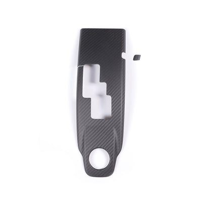 Matte Real Carbon Fiber Gear Shift Panel Trim Cover For Nissan GTR 2008-2016 9