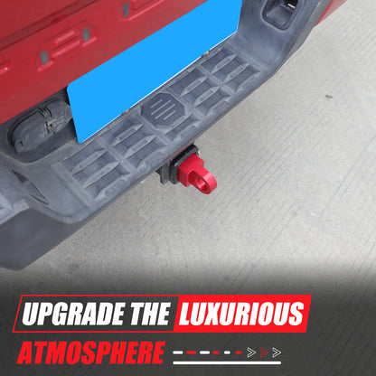 Red Aluminum Alloy Trailer Mount Receiver Hitch Tow Hook For Toyota Tacoma 16-22 15