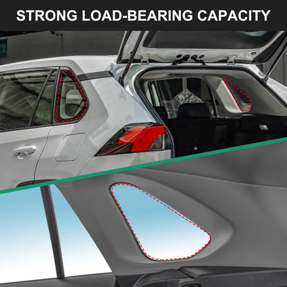 Black Rear Trunk Side Storage Window Bag Tray For Toyota RAV4 2020+ US 4