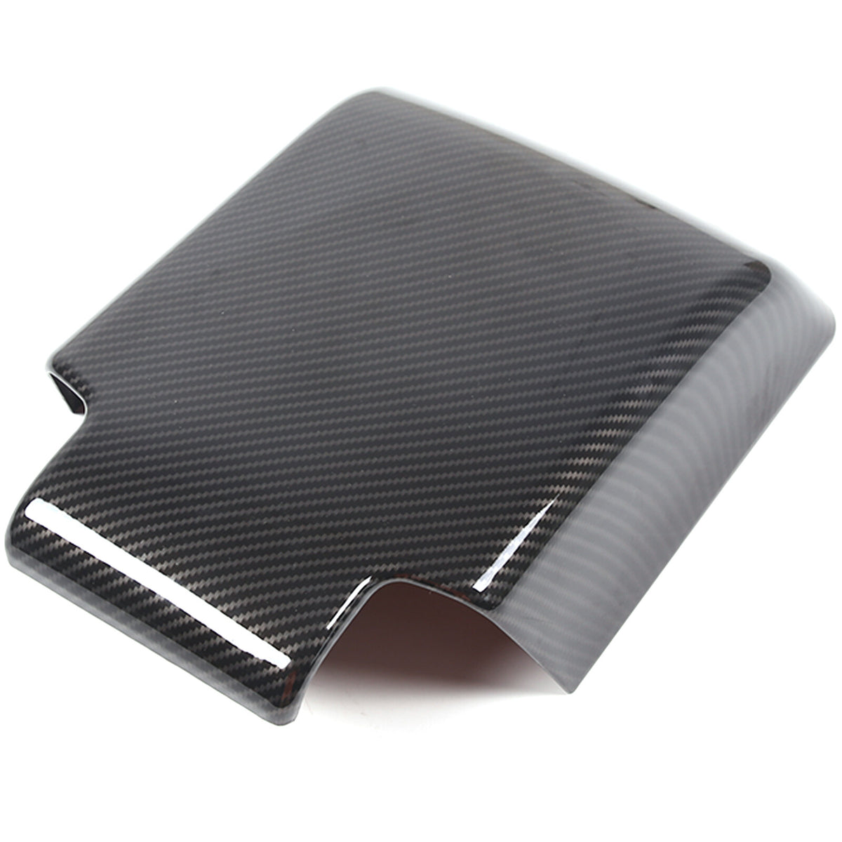 ABS Carbon Fiber Center Console Armrest Box Cover For LR Discovery 3/4 04-16 5