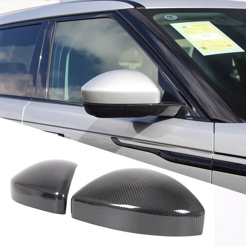 Real Carbon Fiber Side Mirror Cover For LR Range Rover Evoque 2014-2020 18