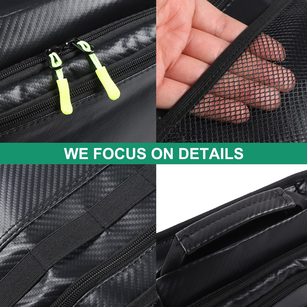 Carbon Fiber Pattern Trunk Right Side Window Bag For LR Defender 110 L663 2020+ 10
