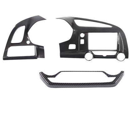 ABS Carbon Interior Center Dashboard AC Air Vent Trim For Corvette C7 2014-19 6