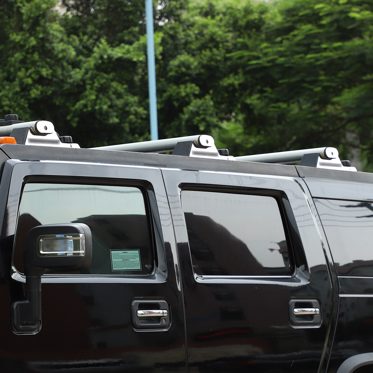 Chrome Steel Exterior Rocker Panel Trim Hood Deck Vent Set For Hummer H2 03-09 63
