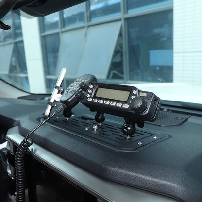 Dashboard mobile phone bracket Holder storage box Tray For Toyota Tundra 2022-26 1