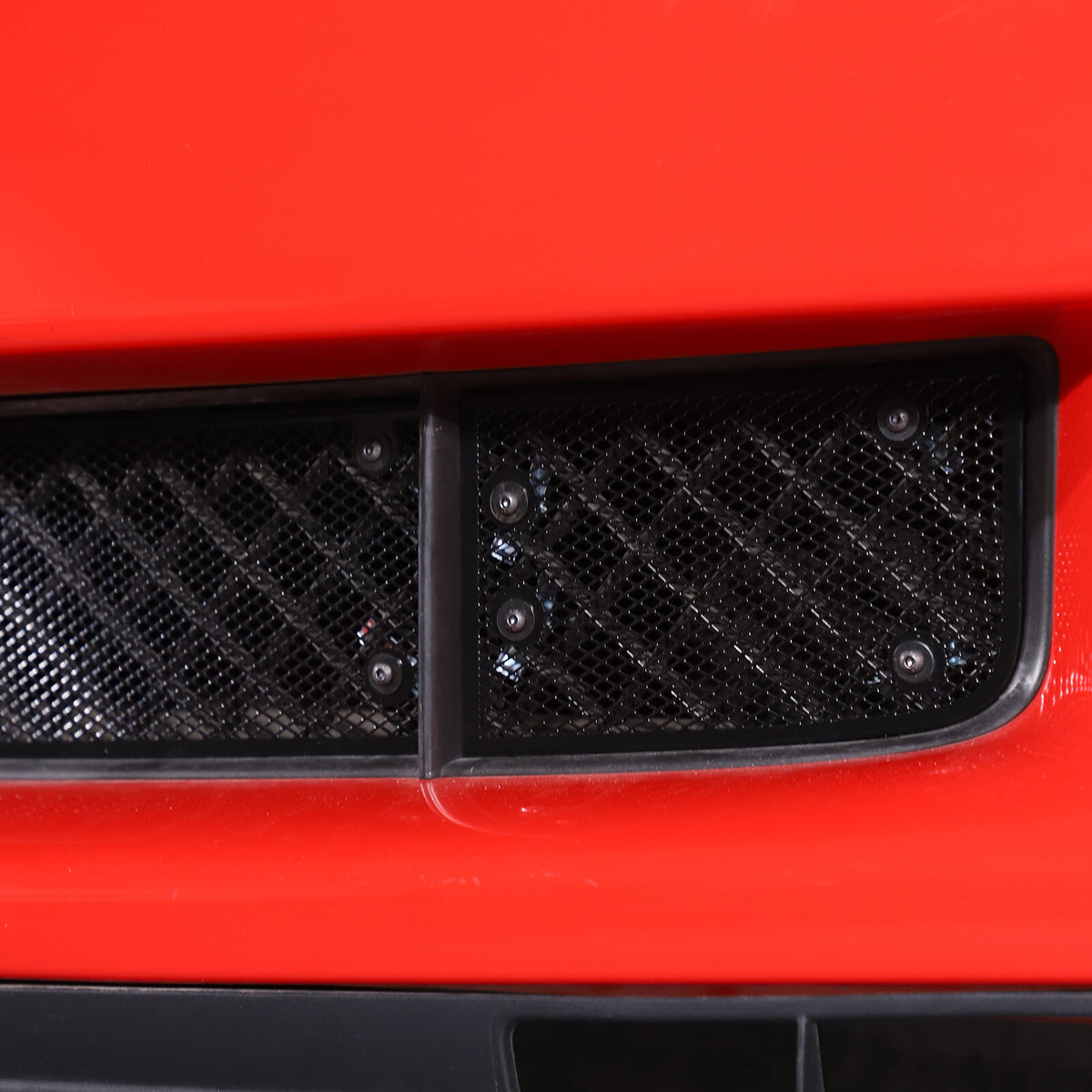 Front Grille Guard Side Vent Intake Mesh Grille Insert For Corvette C6 2005-13 12