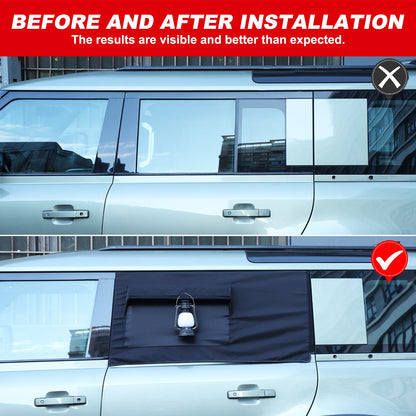 Rear Door Window Sun Shade Cover For Land Rover Defender L663 2020+ US 21