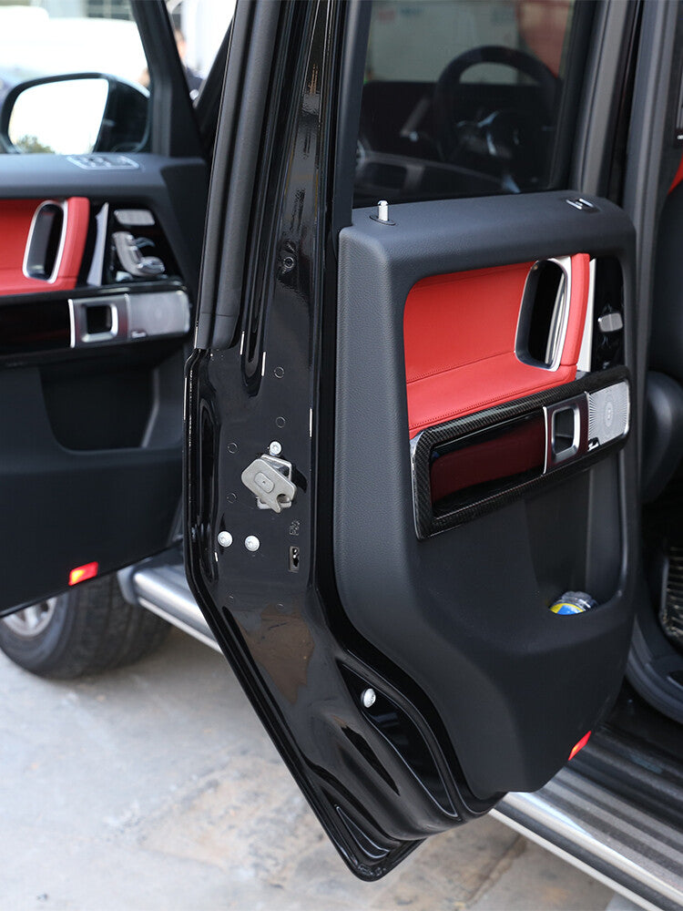 Carbon Fiber Inner Door Frame Trim Cover For Mercedes Benz G Class W463 19-20 6
