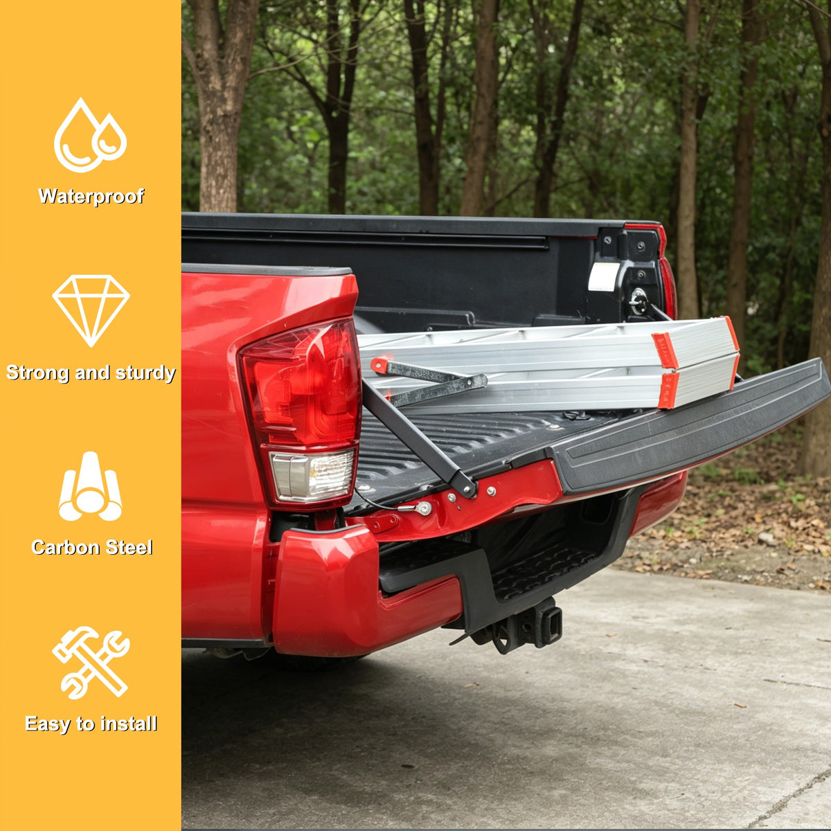 Carbon Steel Tailgate Limit Bracket For Toyota Tacoma 2016-2022 19