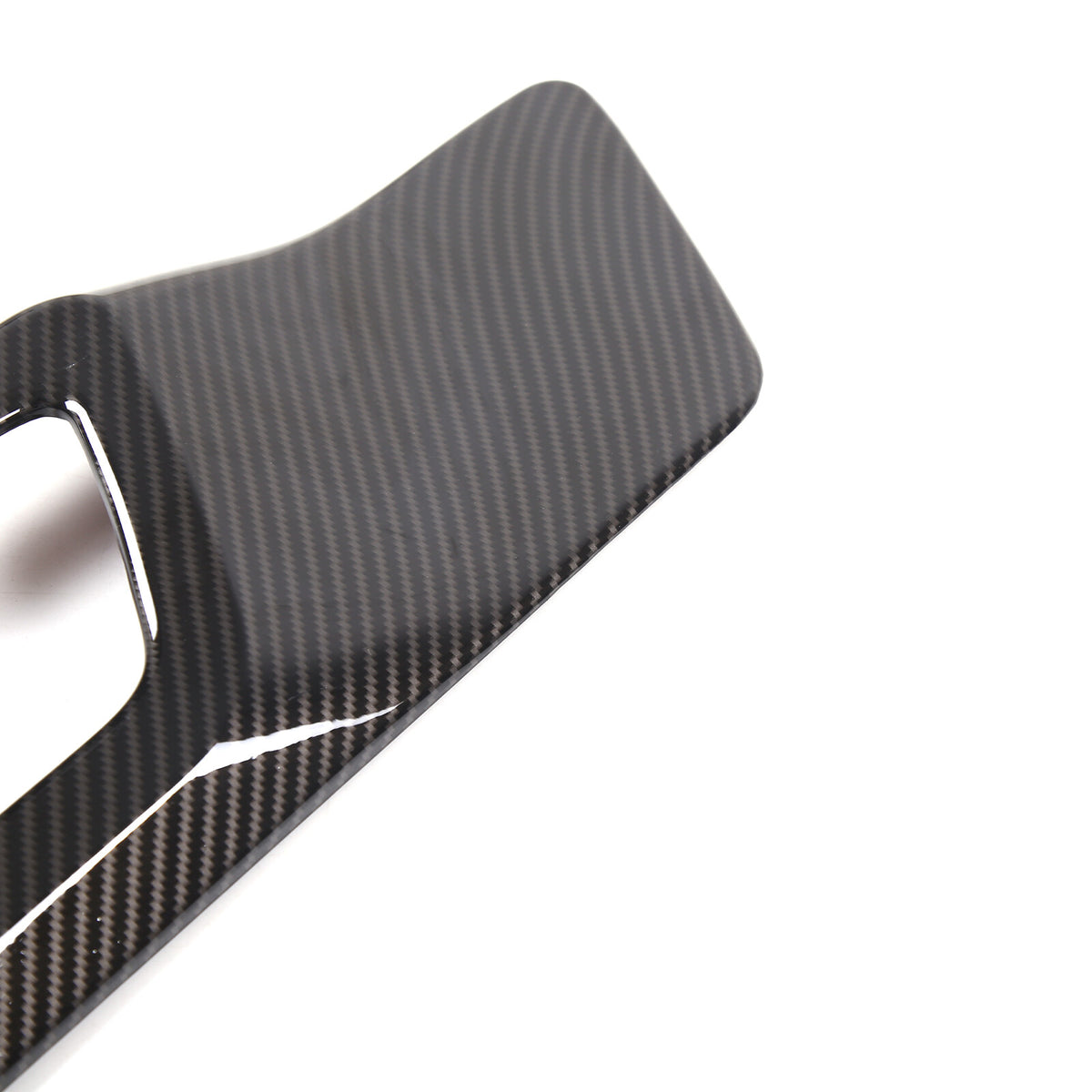 ABS Carbon Fiber Inner Door Handle Panel Frame Trim For Toyota Tundra 2022-23 US 10