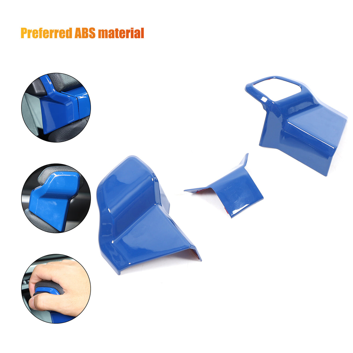 ABS Blue Car Center Panel Trim Interior Accessories For Toyota Tundra 2022-2026 - Variants 1-5 5