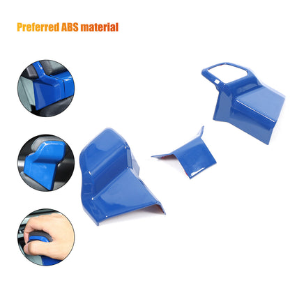 ABS Blue Car Center Panel Trim Interior Accessories For Toyota Tundra 2022-2026 - Variants 1-5 5