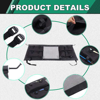 Rear Trunk Cargo Organizer Isolation Net W/ Bag For LR Defender 110 L663 20-23 3