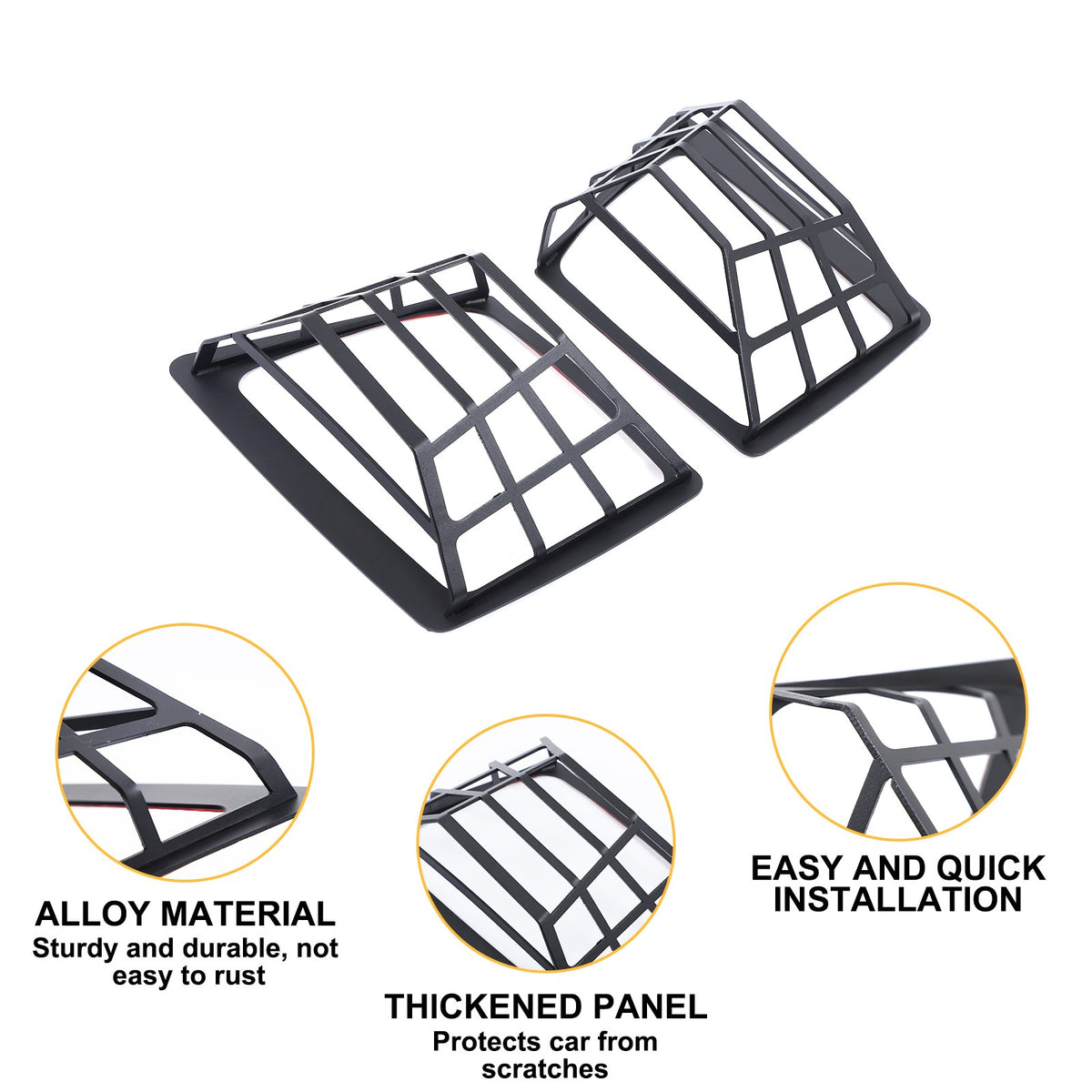Hood Side Marker Light Guard Trim Cover For Mercedes-Benz G-Class W463 19+ US 7