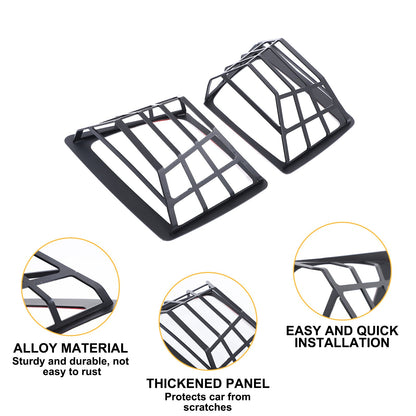 Hood Side Marker Light Guard Trim Cover For Mercedes-Benz G-Class W463 19+ US 7