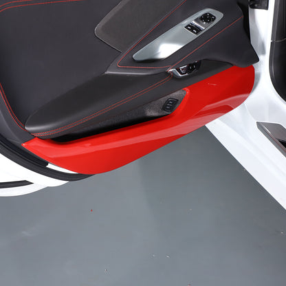 Red Full Interior Set Dash Panel Decor Cover Trim Kit For Corvette C8 2020-25 - Variants 1-5 19