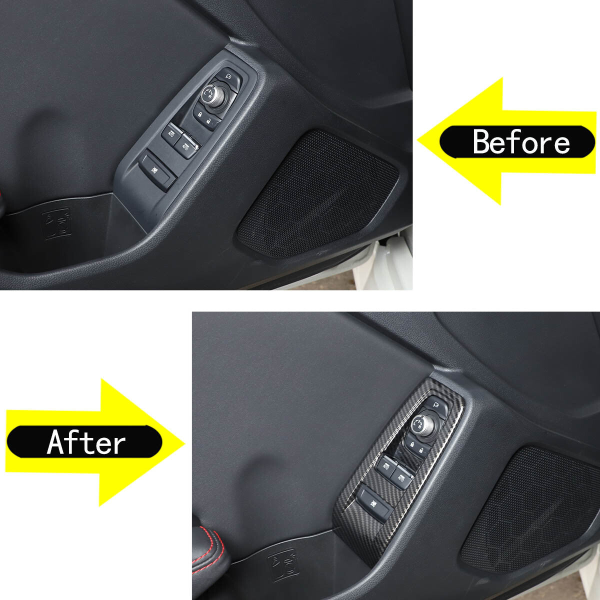 ABS Carbon Fiber Interior Center Console Trim Set For GR86/BRZ 2022-2024 US - Variants 11-15 35