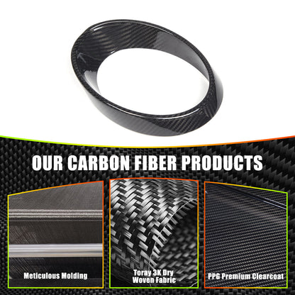 For Ferrari 458/488 11-16 Real Carbon Fiber Center Instrument Panel Trim US 1