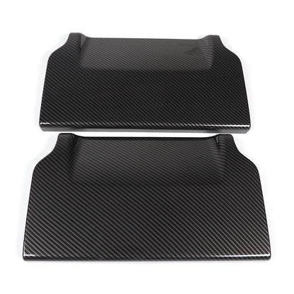 ABS Carbon Fiber Seat Back Anti-kick Panel Trim Cover For Range Rover Vogue 18+ 5