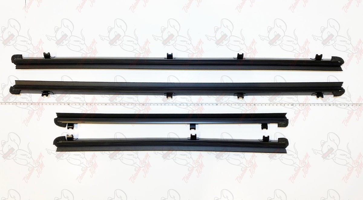 Toyota Genuine 4Runner GX460 Front Rear Inner Door Glass Weatherstrip Set OEM 8