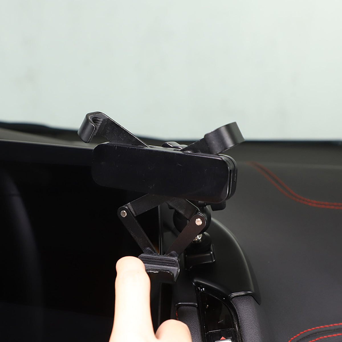Center Console Interior Dashboard Phone Holder Mount Bracket For Corvette C8 20+ 21