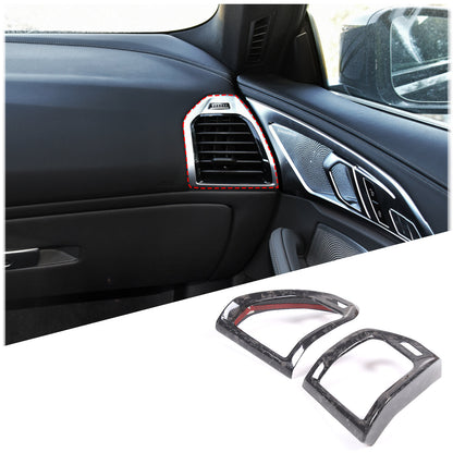 Forged Real Carbon Fiber Dashboard Side Air Vent Cover For BMW 8 Series 19-22 7