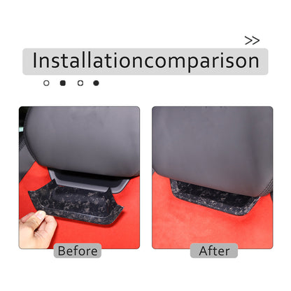 Forging Carbon Seat Headrest Back Hook Cover Trim For Lamborghini URUS 2018-23 5