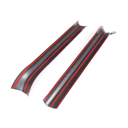 Real Dry Carbon Fiber Interior Center Full Trim Set Kit For Corvette C7 2014-19 59
