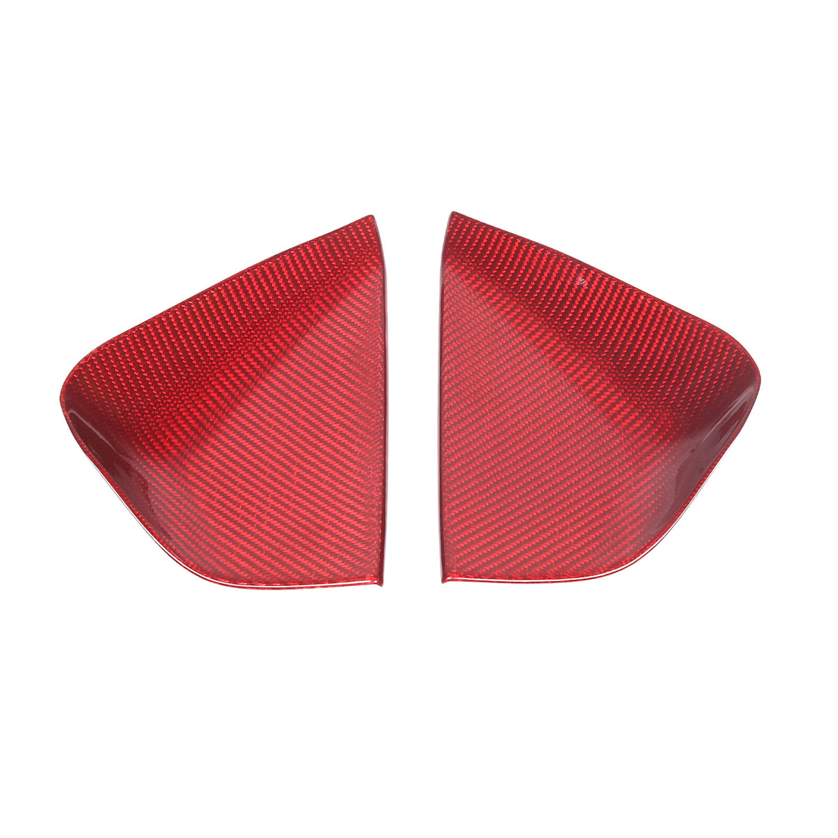 Red Real Carbon Fiber Full Interior Set Decor Trim Kit for Corvette C8 20-25 - Styles 41-45 40