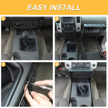 Center Console Multi-Function Expansion Platform For Nissan Frontier 2009-2017 16