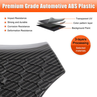 Carbon Fiber ABS Side Fender Upper Trim For Ford Maverick 2022+ US 20