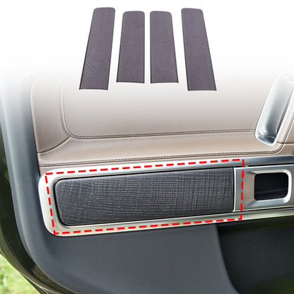 Purple Real Carbon Fiber Interior Door Panel Trim For Benz W463 G550 G63 2019+ 3