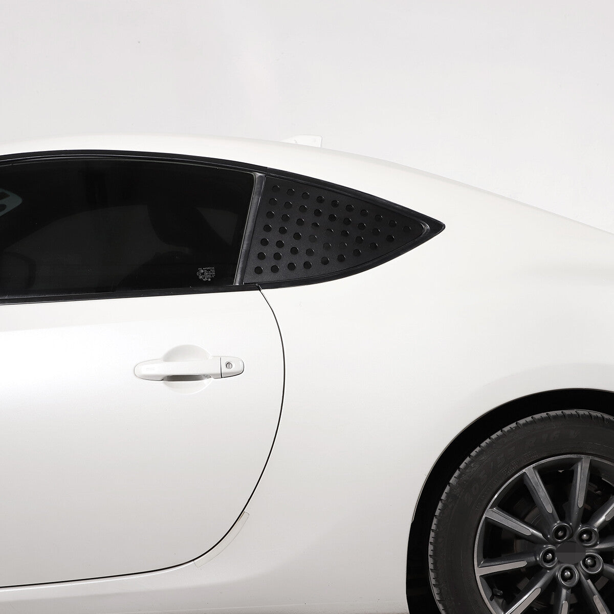 Back Triangular Window Glass Plate Cover Trim for Toyota 86/Subaru BRZ 2012-20 2