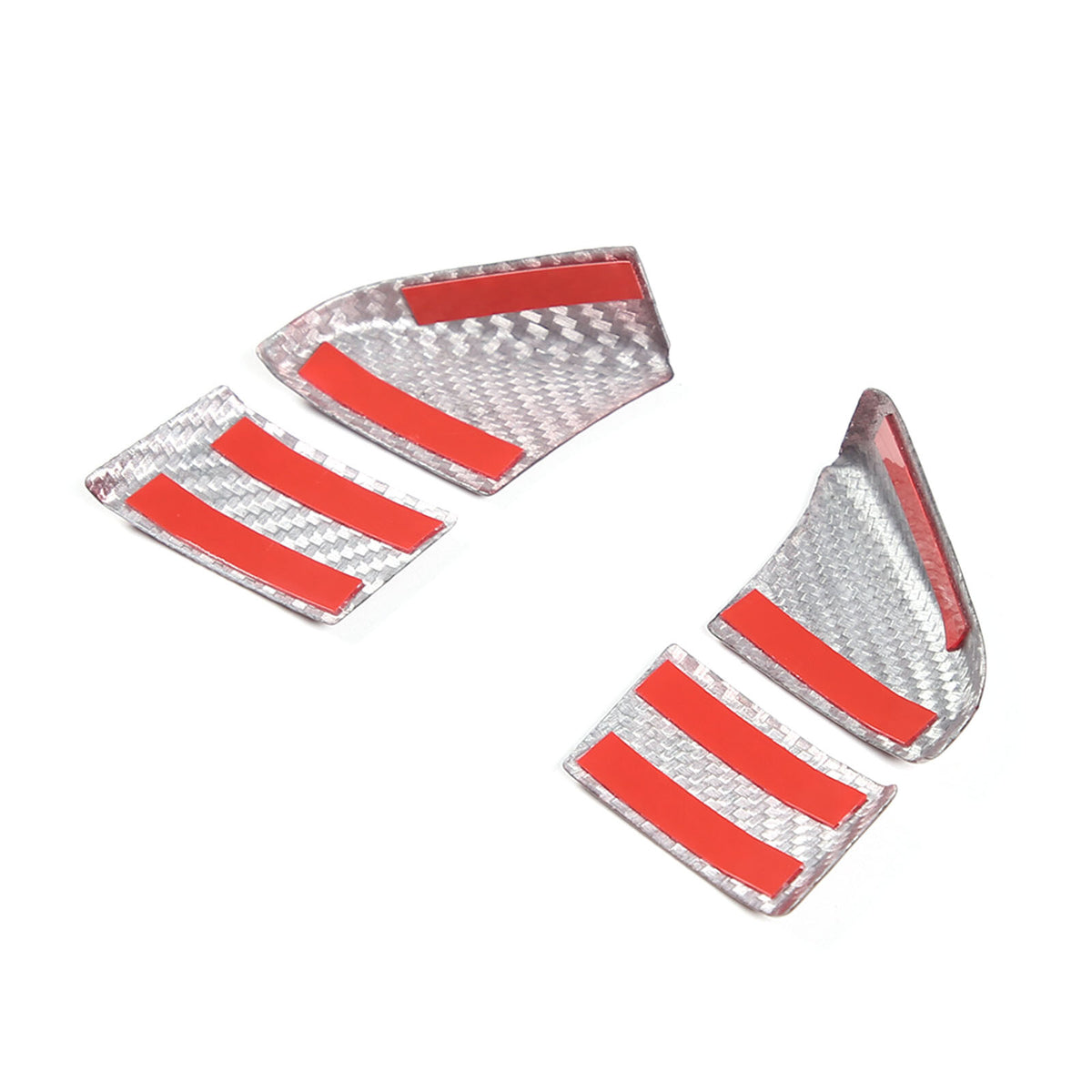 Red Real Carbon Fiber Full Interior Set Decor Trim Kit for Corvette C8 20-25 - Styles 51-55 11