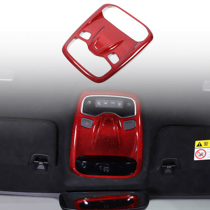 Red Real Carbon Fiber Interior Exterior Conosle Trim Cover For Lotus EMIRA 21-25 111