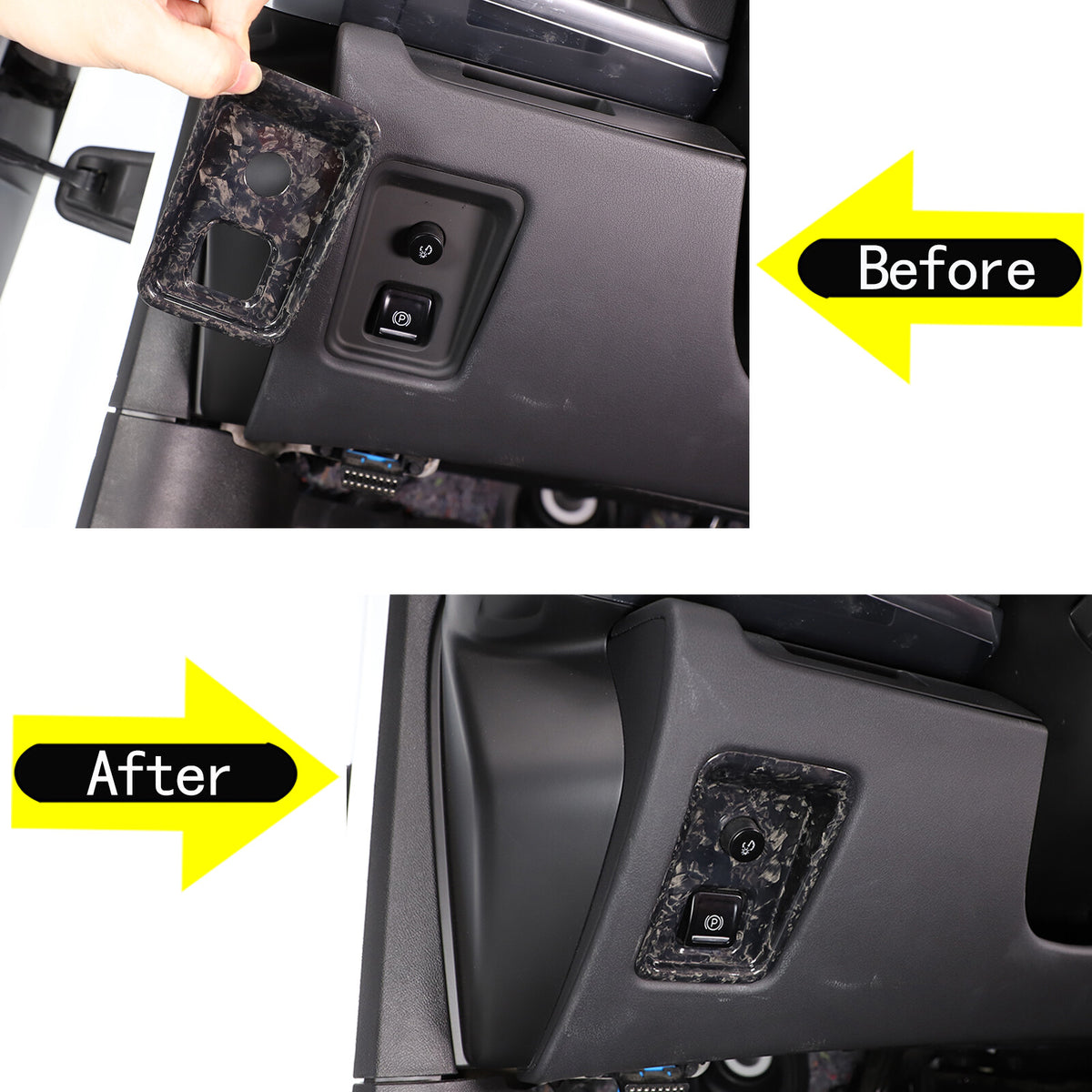Forged Real Carbon Fiber Full Interior Set Cover Trim Kit For Corvette C8 20-25 - Variants 31-35 25