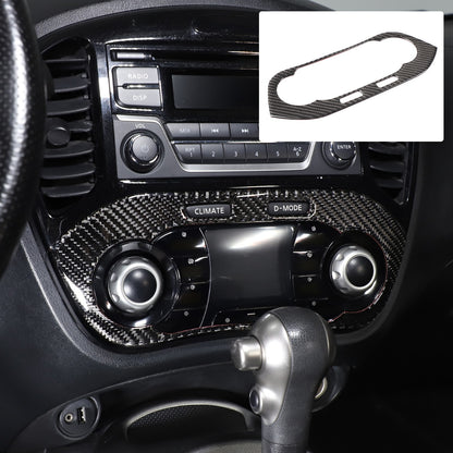 Soft Carbon Fiber Interior Center Console trim Sticker For Nissan Juke 2011-2019 218