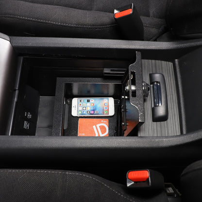 Center Console Safe Storage Box with Keys & Tray for Honda Pilot 2015-22 US 16