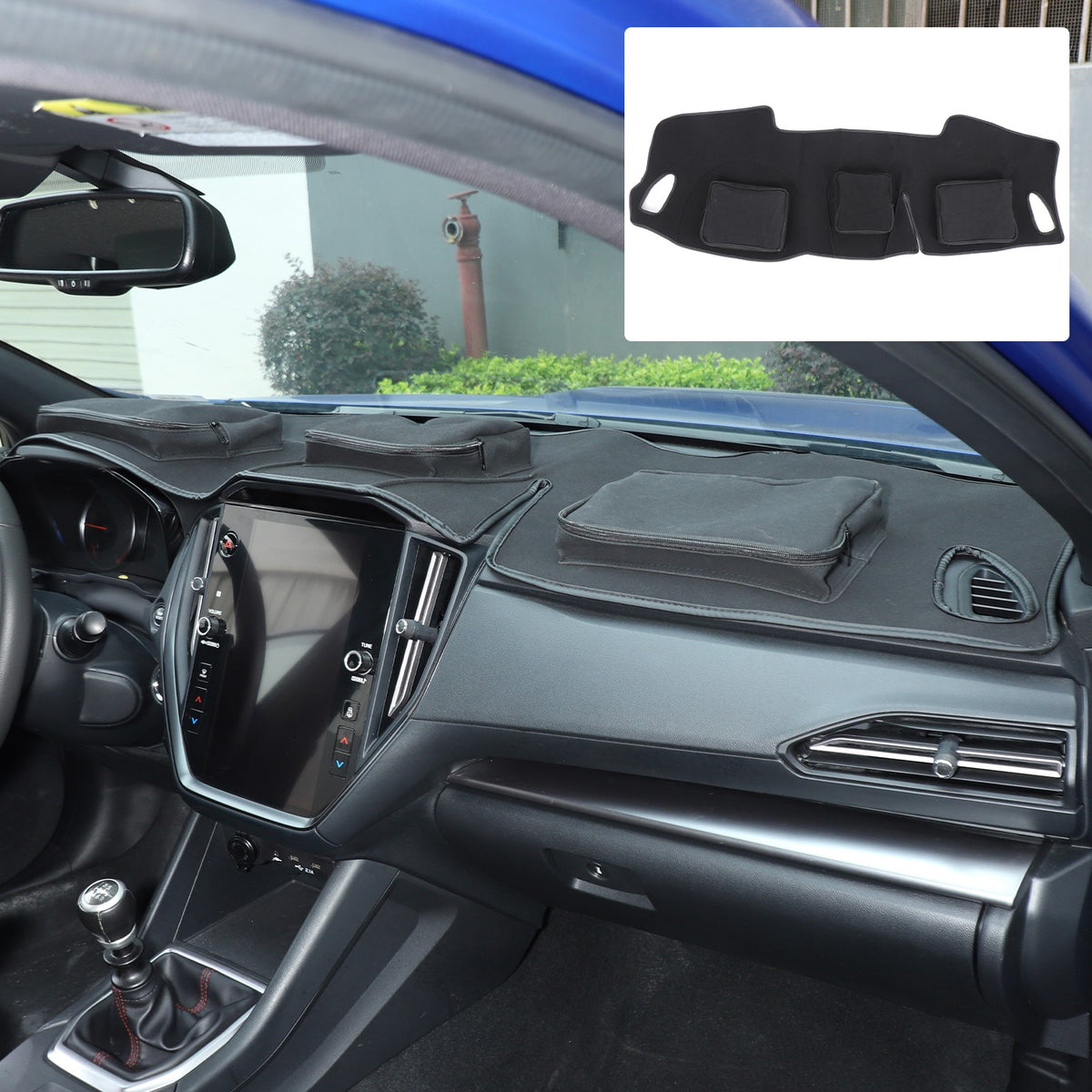 Interior Center Console Dashboard Storage Bag For Subaru WRX VB 22+ 15