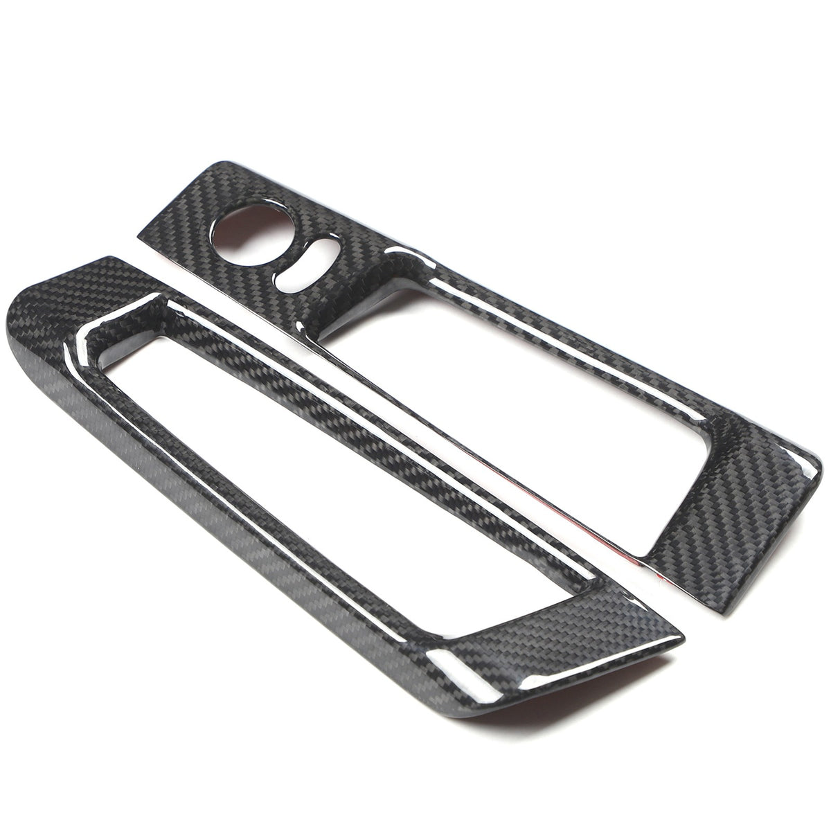 Real Carbon Fiber Mirror Adjustment Panel Trim For Fiat 500 312 2010-2022 11