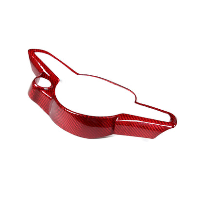Red Real Carbon Fiber Steering Wheel Cover Trim For Alfa Romeo Tonale 2022-2024 6