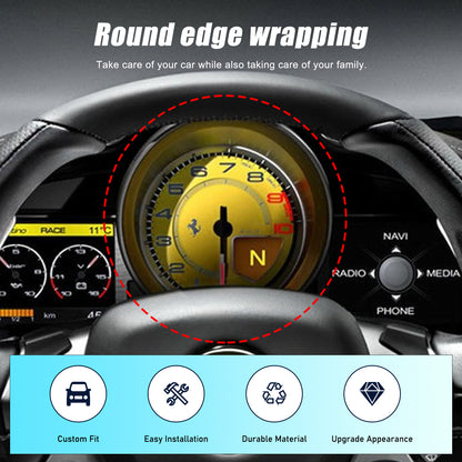 For Ferrari 458/488 11-16 Real Carbon Fiber Center Instrument Panel Trim US 18