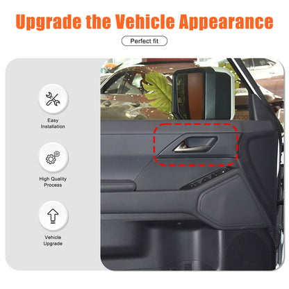 Glossy Black Interior Door Bowl Panel Trim Cover For Lexus GX550 2025+ 4