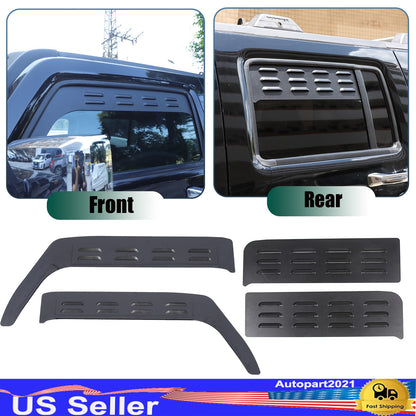 Front & Rear Window Glass Louver Air Vent Panel Trim For Hummer H3 2005-09 US 26