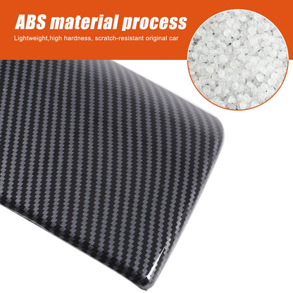 ABS Carbon Fiber Center Armrest Box Cover Trim For BMW iX I20 2022-2024 4