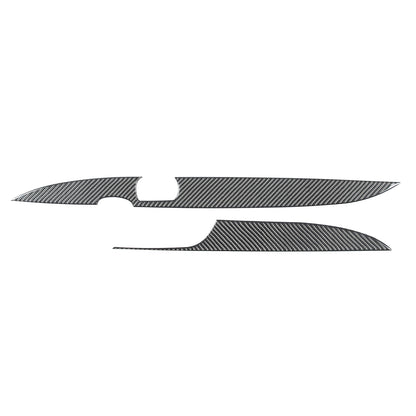 Carbon Fiber soft Door armrest panel Cover sticker Trim For Corvette C6 2005-13 14