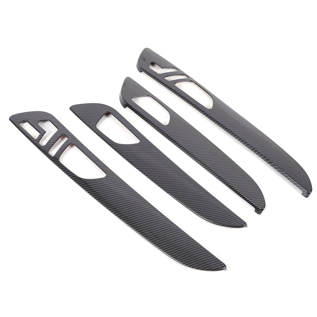 ABS Carbon Fiber Interior door Panel Trim For Benz GLE GLS ML GL W166 2013-19 5